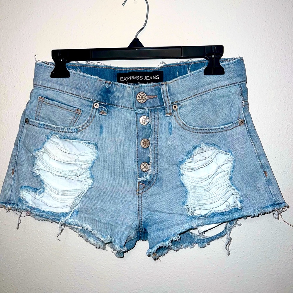 Express Distressed Shorts